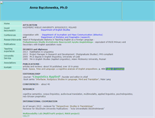 Tablet Screenshot of annabaczkowska.com